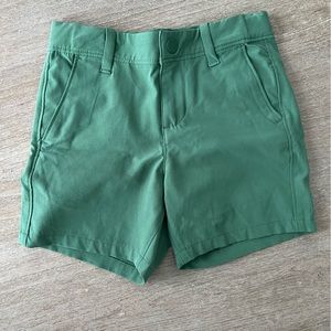 Green Janie and Jack shorts for toddler boys